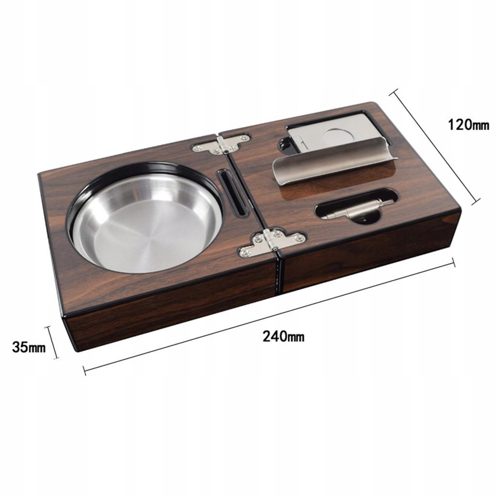 Zestawy narzędzi do cygar Drewniana popielniczka Typ samochodu Niezdefiniowany