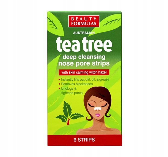 

Beauty Formulas paski na nos Tea Tree 6szt