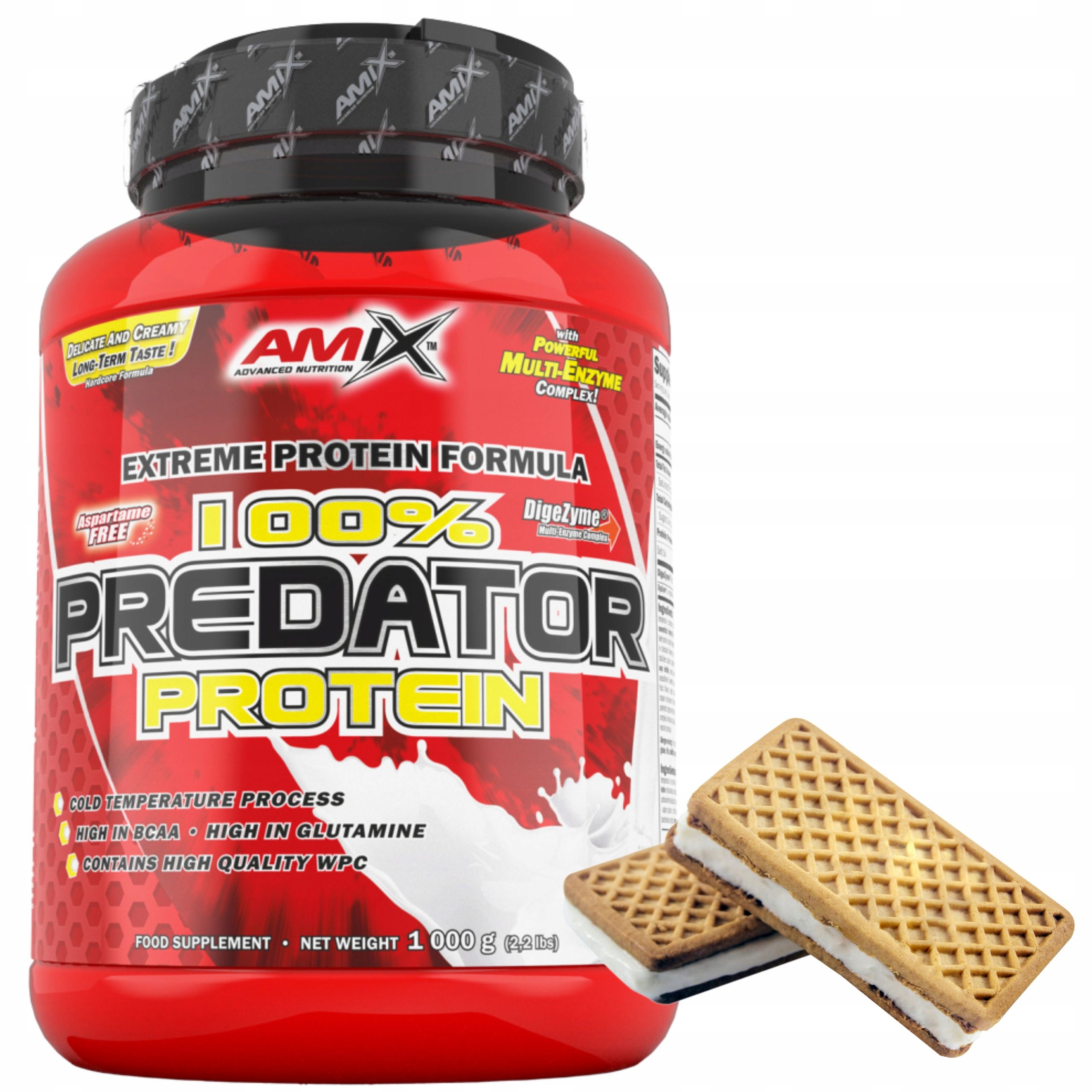 Whey protein Cookie Wpc protein Syrovátkový Koncentrát Syrovátkového glutaminu 1 kg