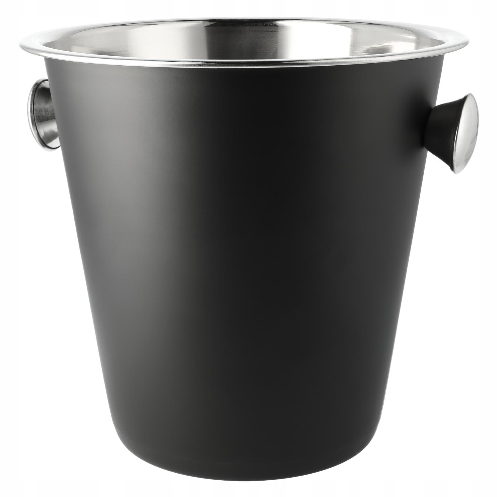 Wiaderko pojemnik do lodu szampana czarne 4,5 L Rodzaj wiaderko