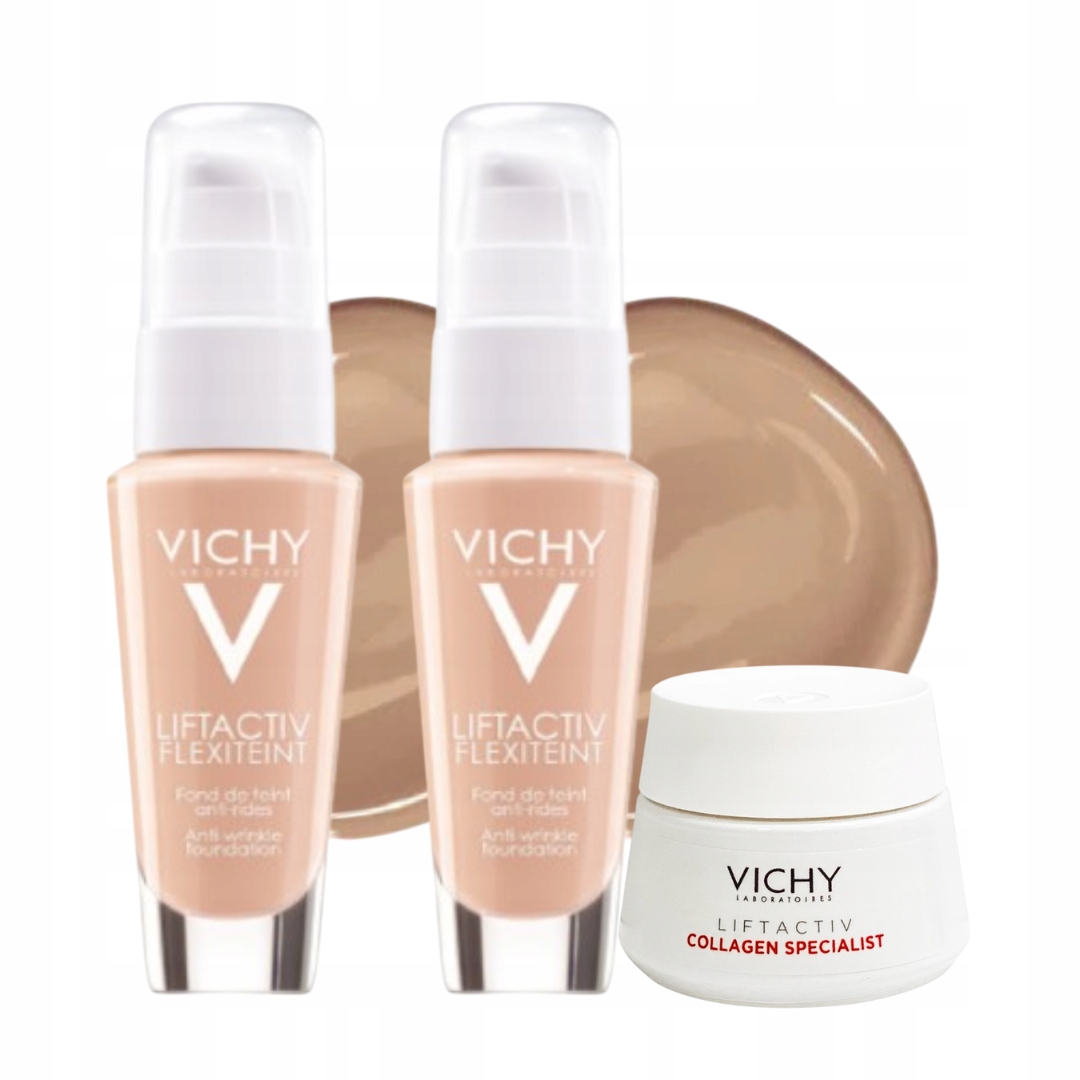 Zestaw Podkład wygładzający Vichy Liftactiv Flexiteint odcień 25 2PAK