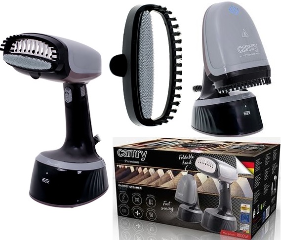 Napařovač Oděvů Žehlička Steamer Camry 1800 W 350 ML Pára 15 G/min