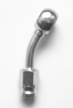 Fren Tubo Koncovka Brzdového Potrubia Kompletná Priemer 10 MM Uhol 30° ()