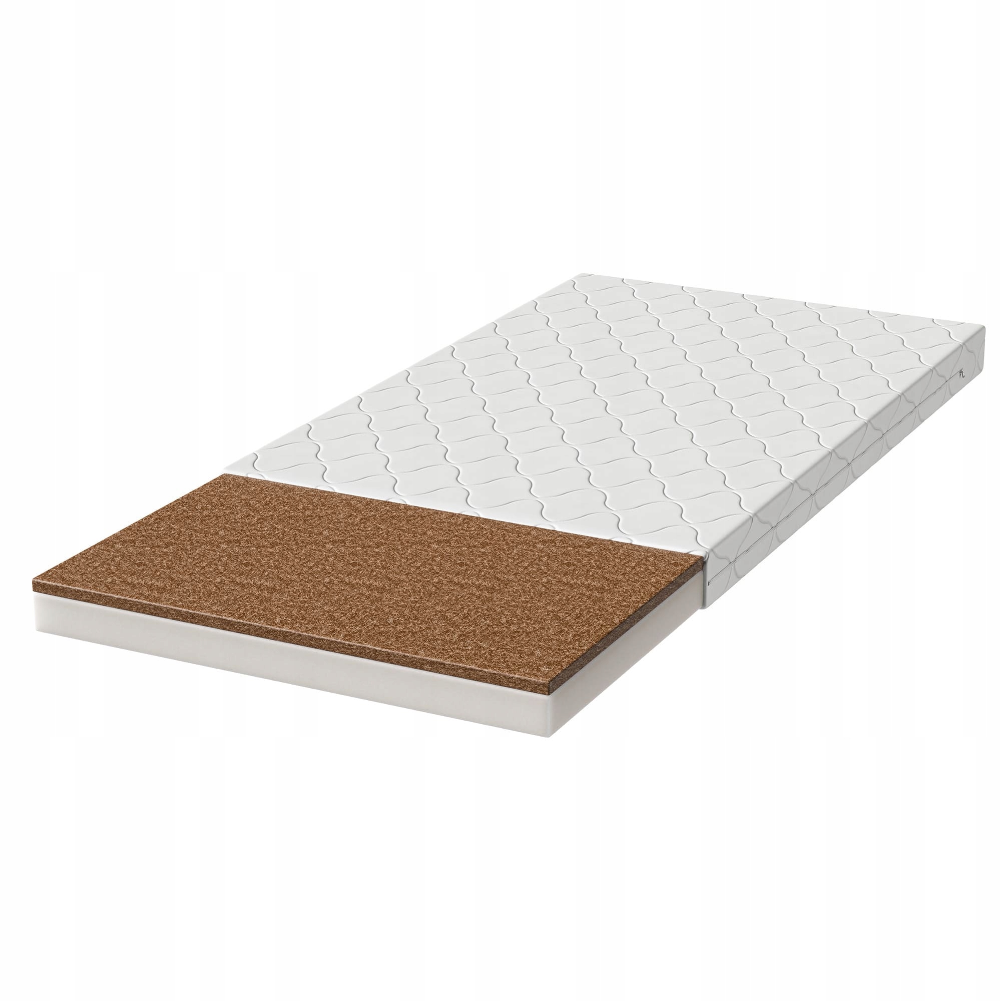 Matrac 90x200 penový s kokosom 10 cm Kokos Max s poťahom pohodlný H2 H3