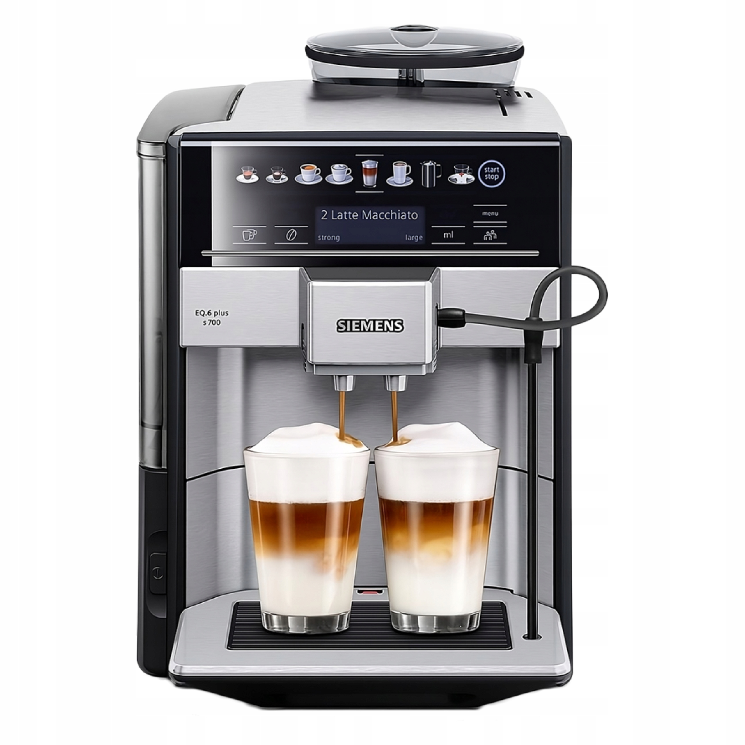 Ekspres ciśnieniowy Siemens EQ6 plus s700 TE657313RW – stal szlachetna