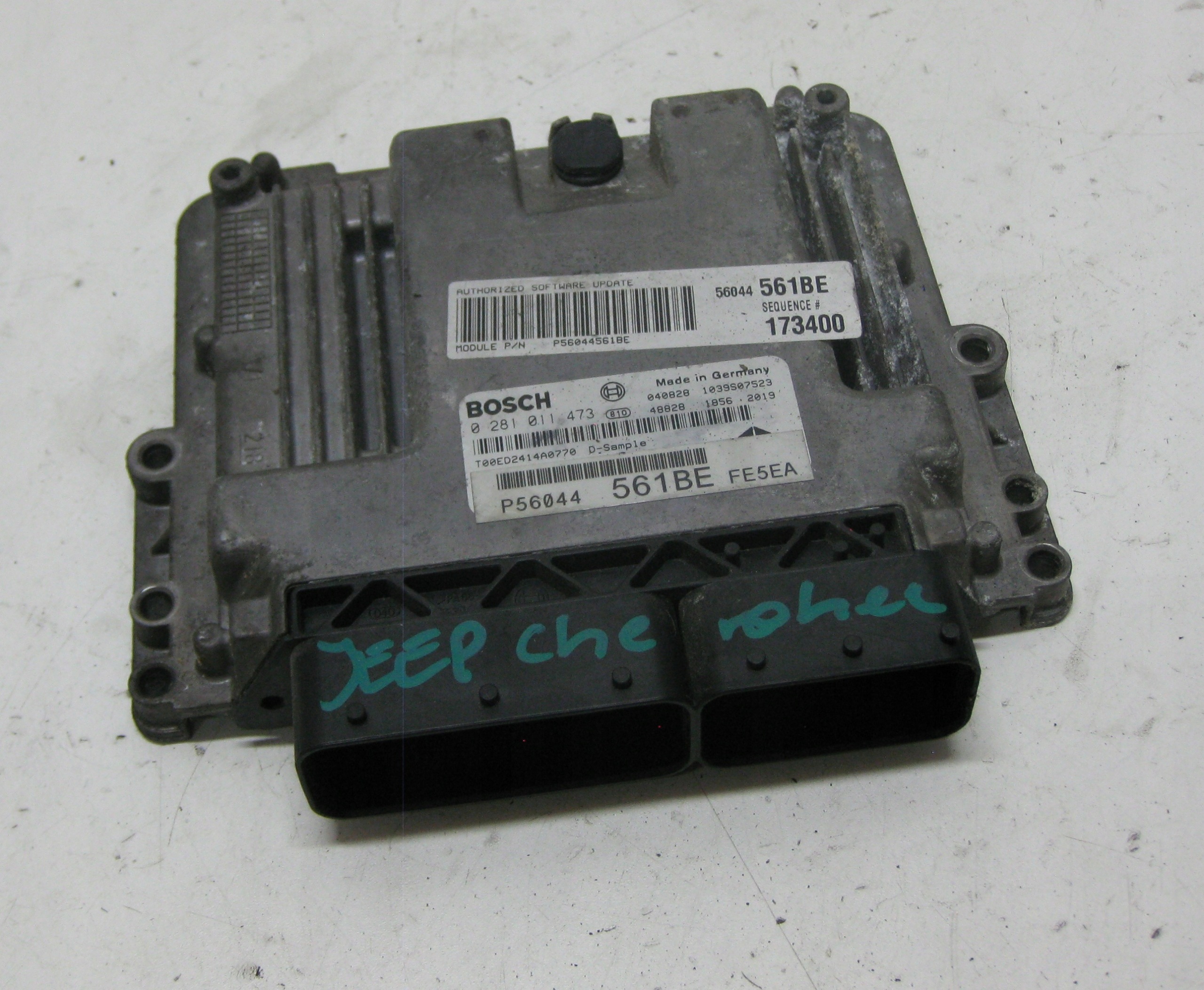 JEEP CHEROKEE LIBERTY KJ computer control unit of the engine 0281011473 P56044558CC