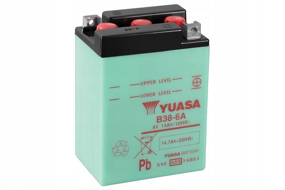 

Akumulator 13Ah 6V P+ Yuasa B38-6 Junak Jawa