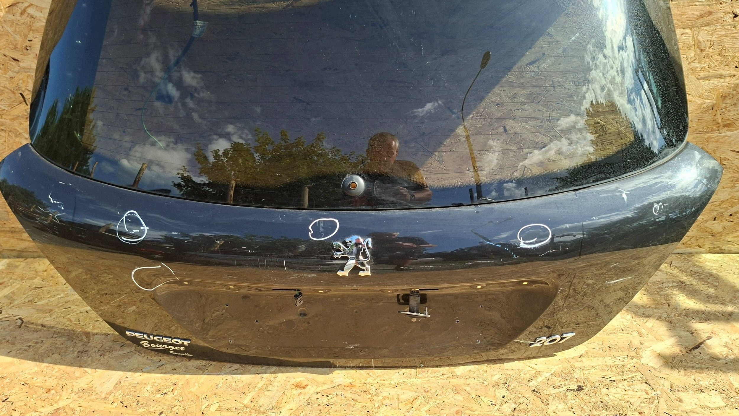 trunk door boot PEUGEOT 207 HB 2006