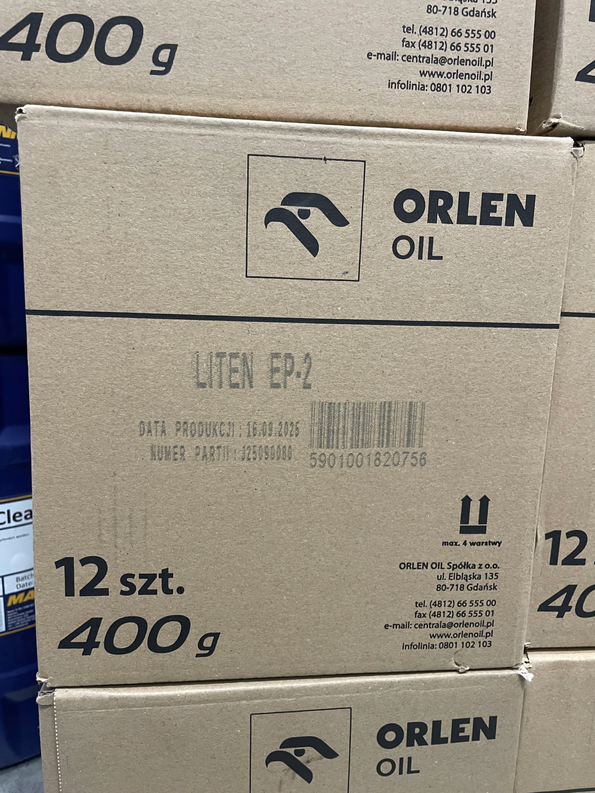 12 szt. Smar Orlen Liten EP-2 400g 12 szt. karton