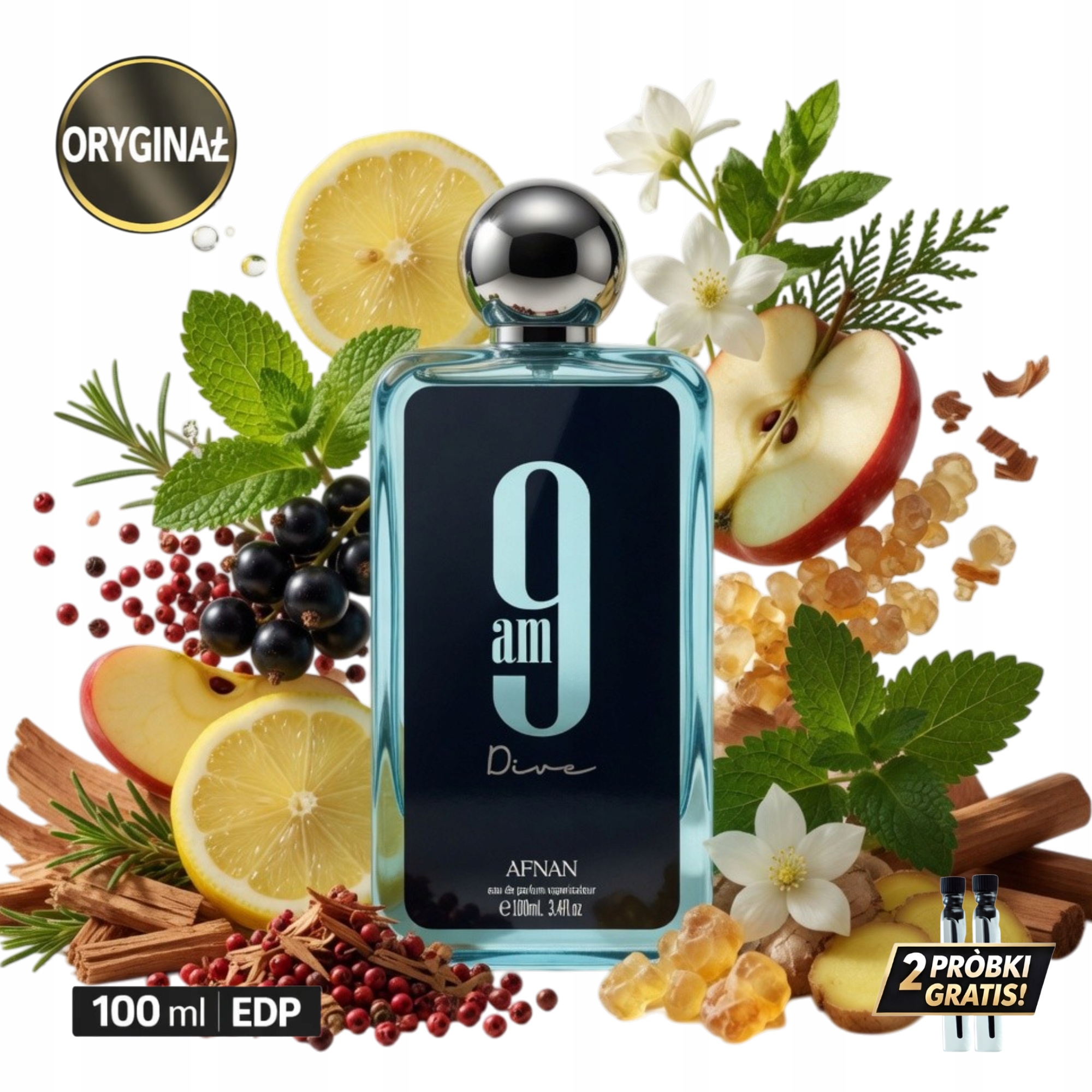 Perfumy Afnan 9am Dive 100ml 2 Próbki
