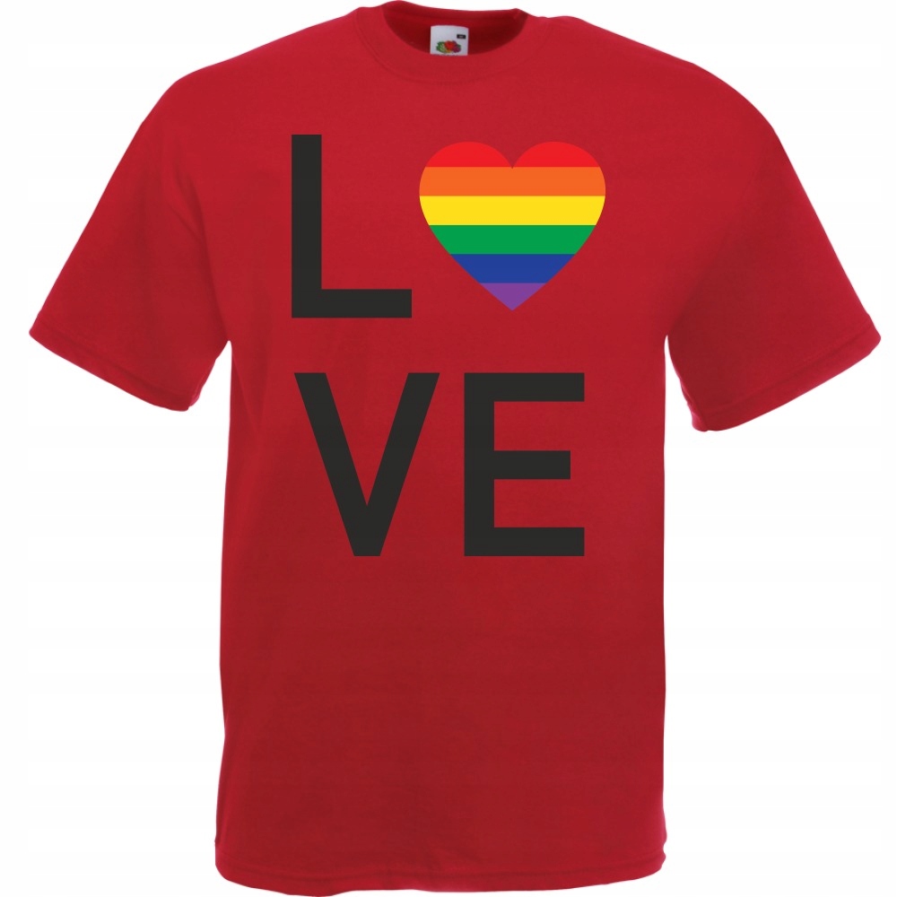 

Koszulka Lgbt marsz równości M ceglana czerwona