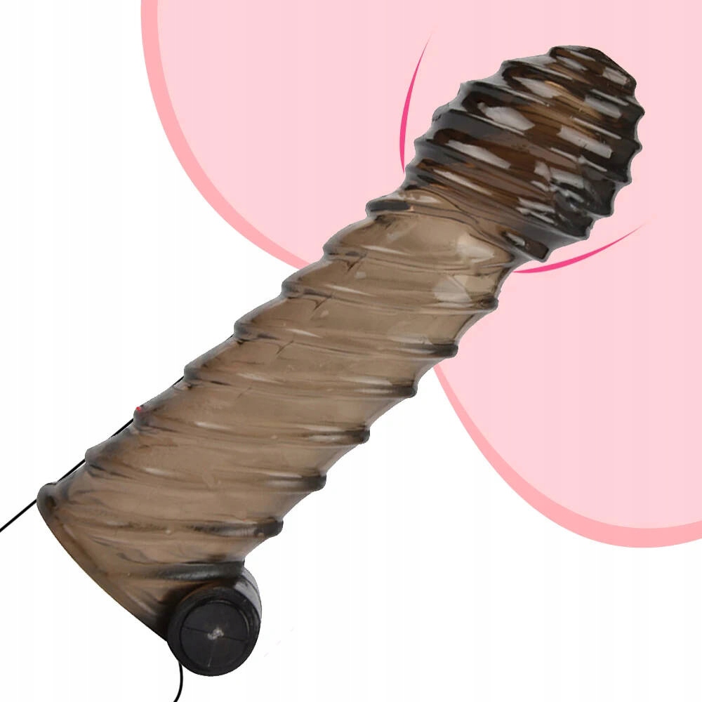 PRĄŻKOWANA PRZEDŁUŻKA PENISA Z MEGA WIBRACJĄ STYMULUJE I POTĘGUJE DOZNANIA Marka Lelex