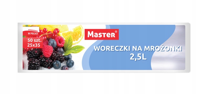 

Master Woreczki na mrożonki 2,5 l