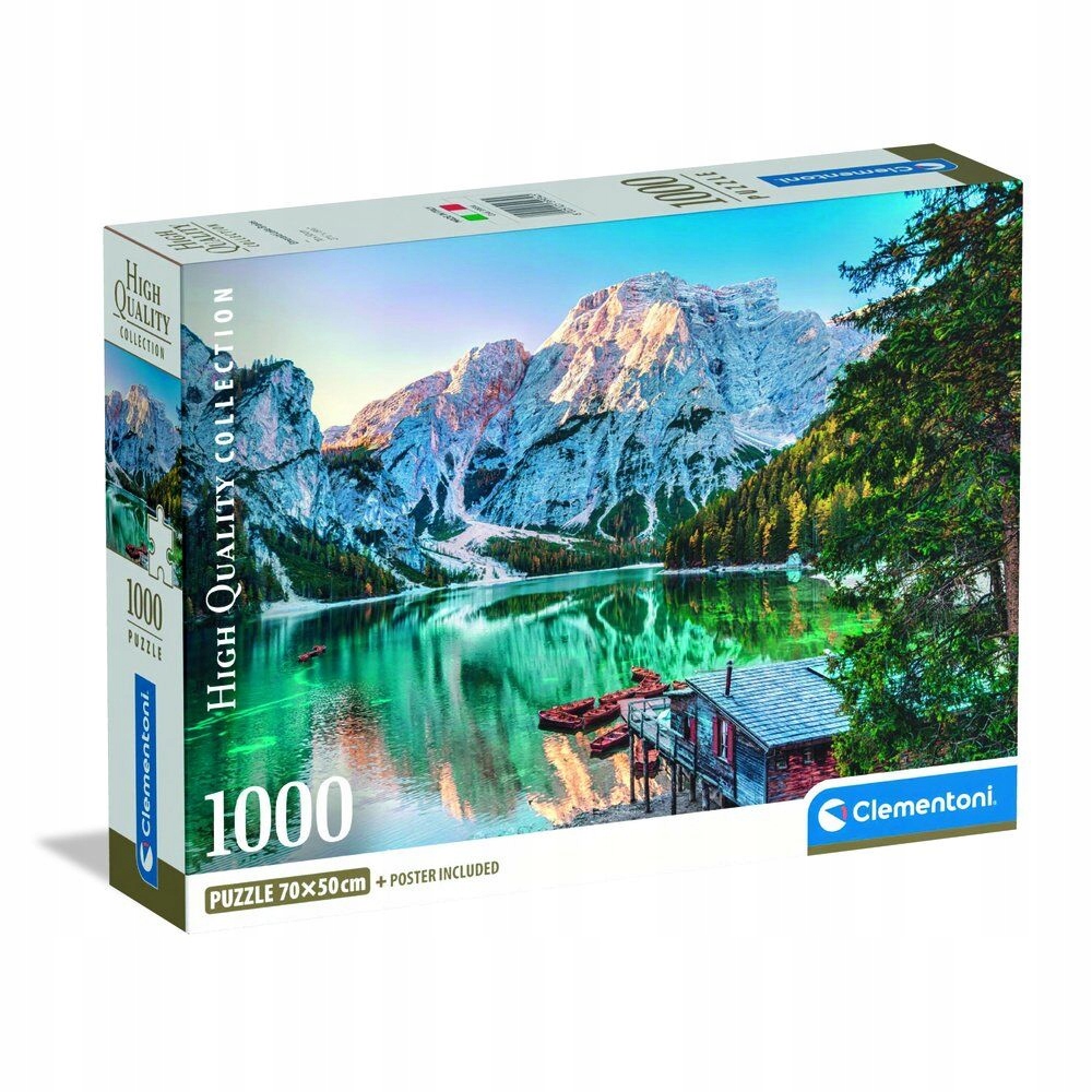 Puzzle 1000 elementów. Compact Emerald Lake Braies