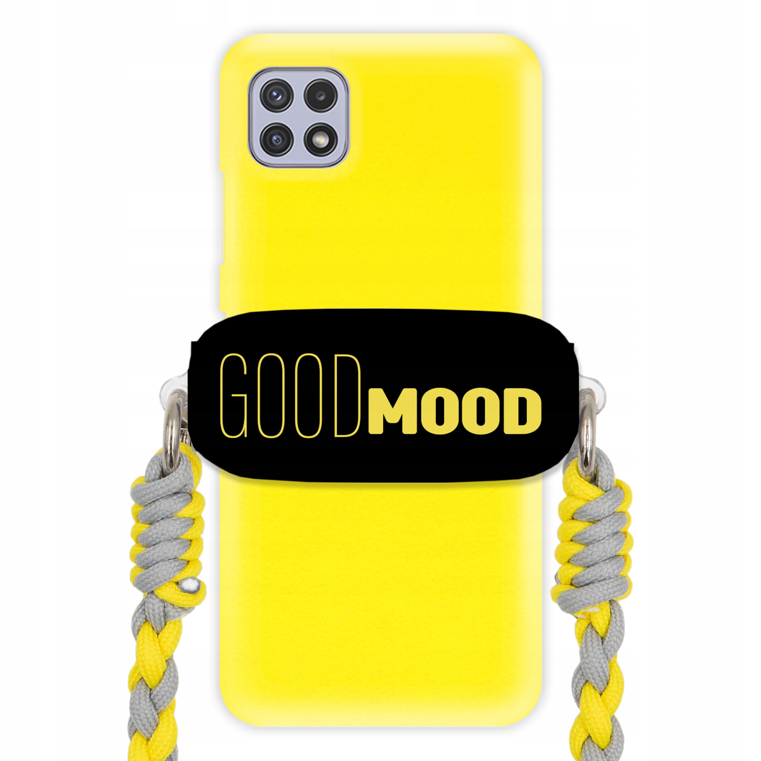 Pouzdro Pro Samsung A22 5G Matné Držák s vodítkem Citáty Nápisy Happy Vzory