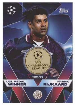 Topps Match Attax 2025/26 Frank Rijkaard (afc Ajax) Medal Relic Uclw-fr
