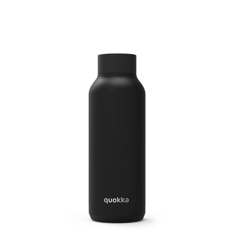 Quokka Solid Butelka termiczna ze stali nierdzewnej 510 ml (Jet Black)