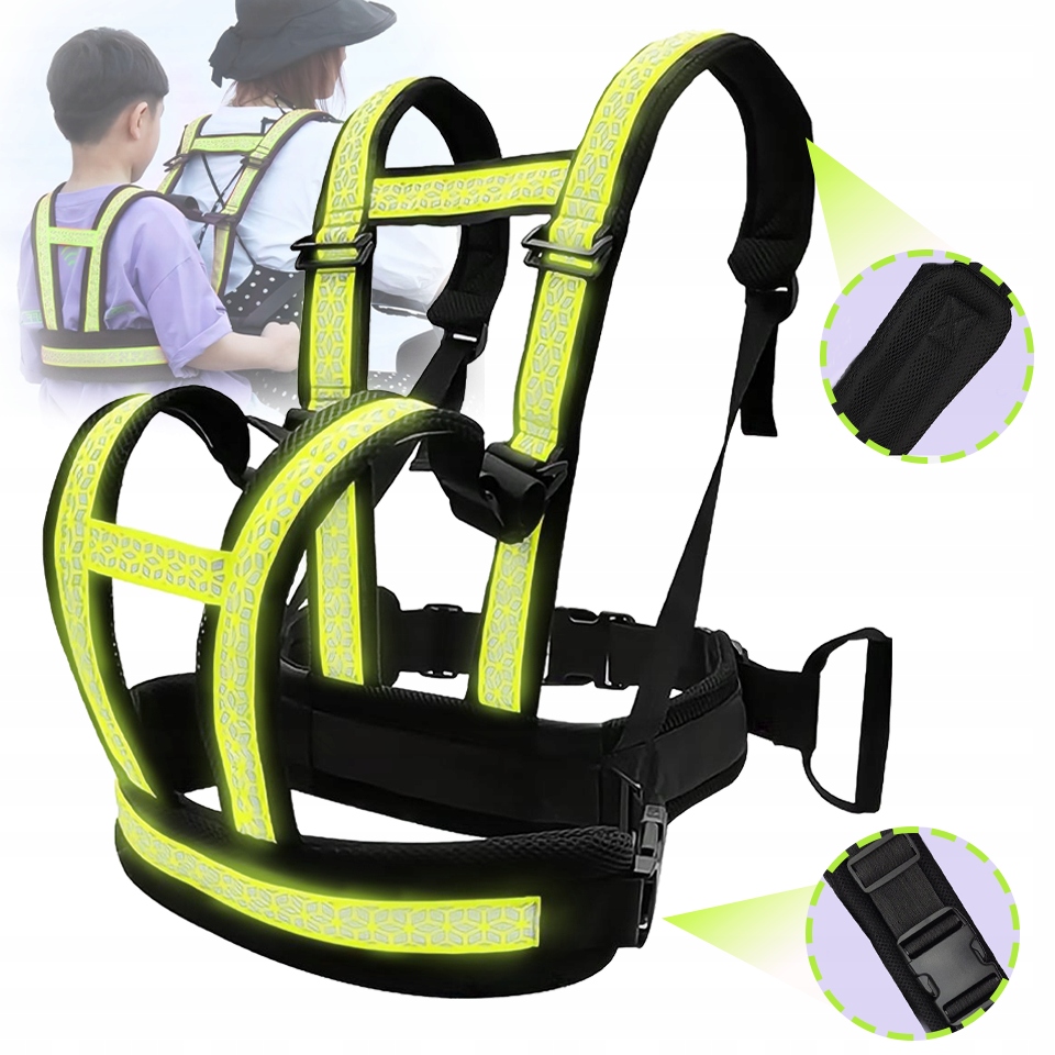 PAS BEZPIECZEŃSTWA DLA DZIECKA SZELKI NA MOTOR MOTOCYKL