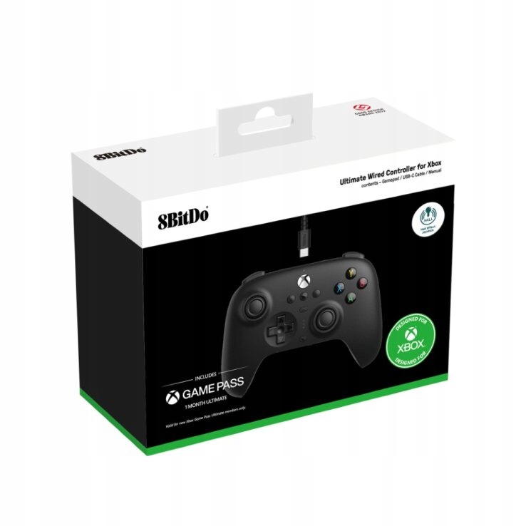 8BitDo Ultimate Wired Controller pre Xbox Hall Effect Black (xone/xsx/pc)