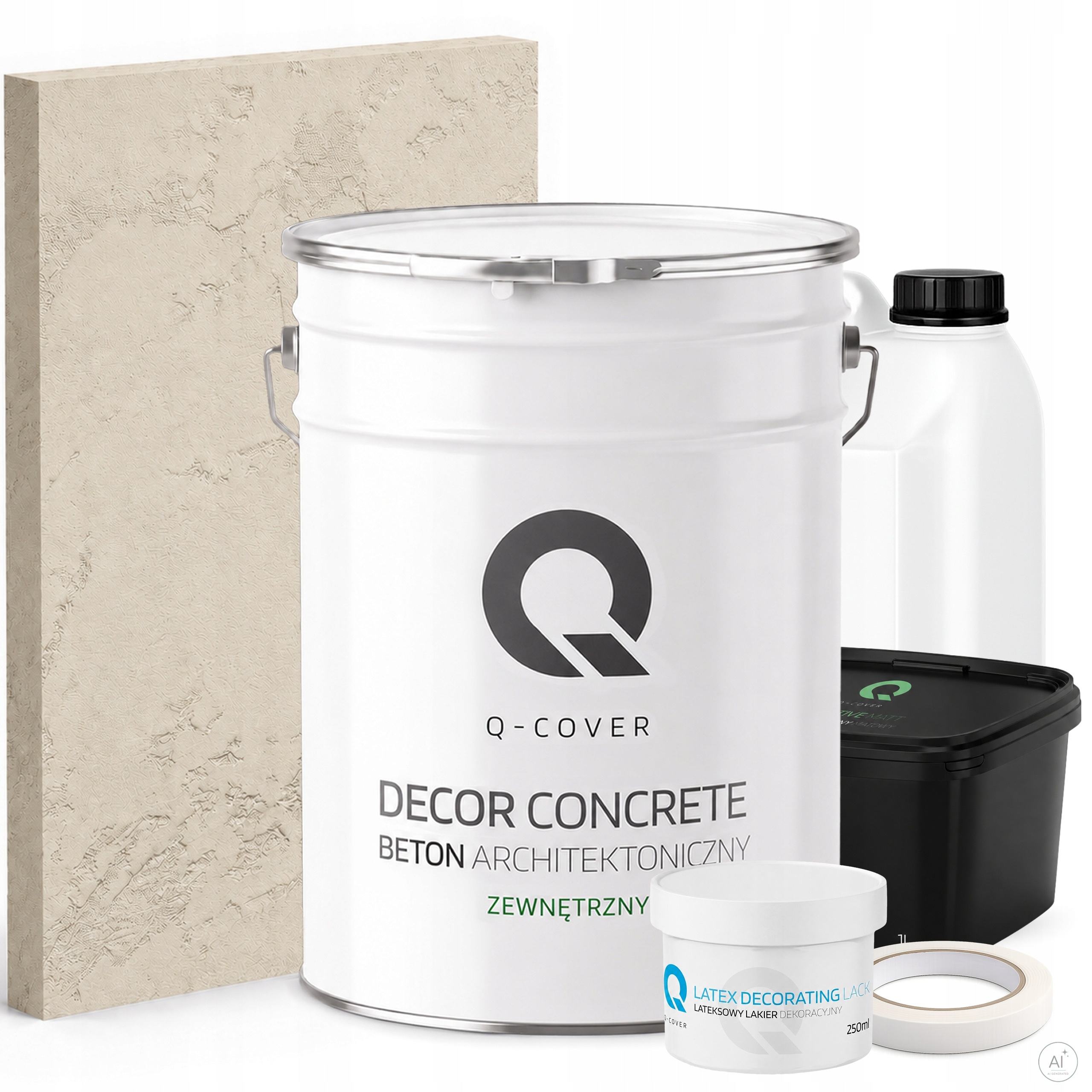 Architektonický Venkovní Beton Set Béžový Světlý F751 19kg 10m2