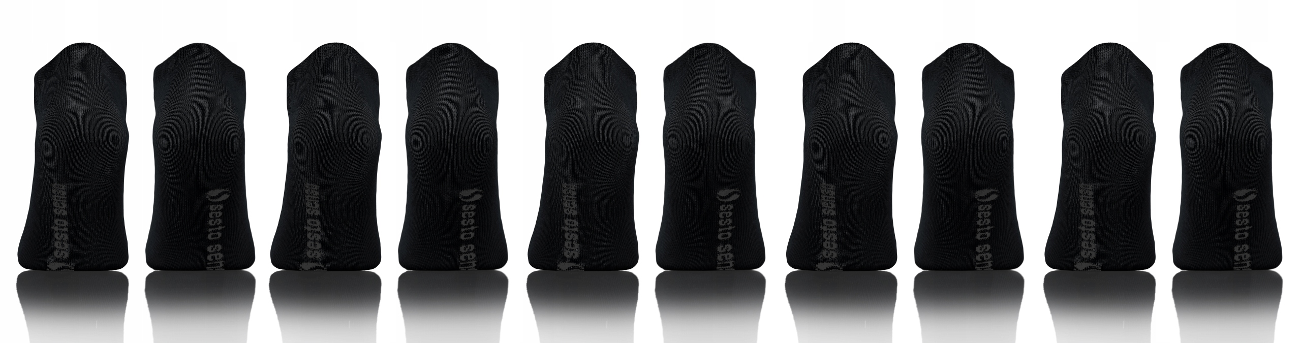 5 x STOPKI sneakers SESTO SENSO CZARNE rozm 44-46 Rozmiar 44-46