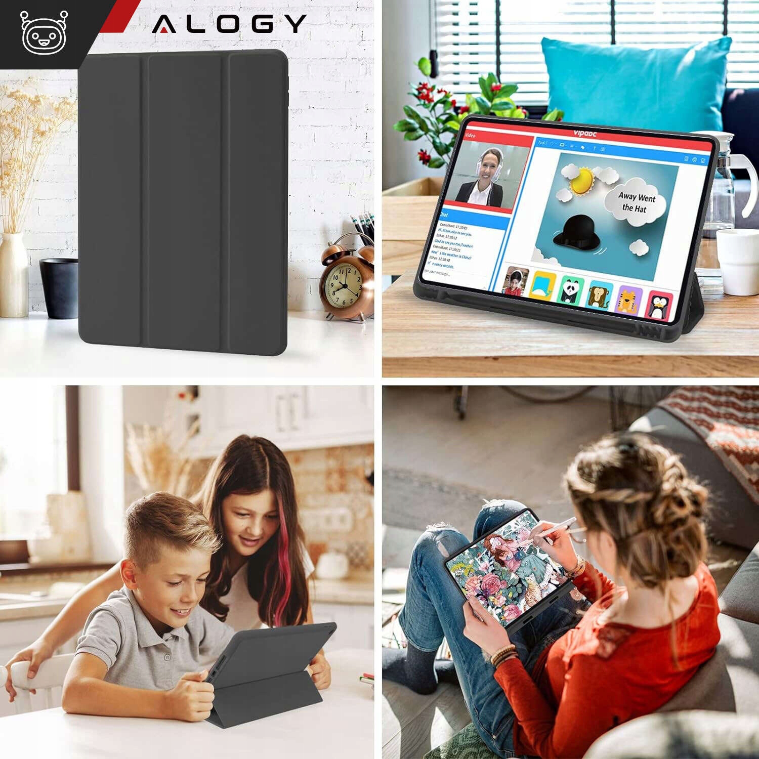 ETUI SMART PENCIL do Apple iPad 10.2 9/8/7 GEN 2021/2020/2019 CASE OBUDOWA Producent Alogy