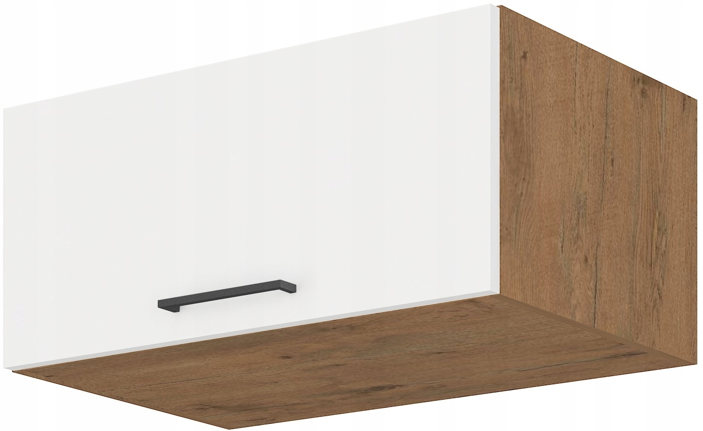 Kuchyňská skříňka závěsná nadstavba 80 horní, výklopná. Bílý dub Lancelot.