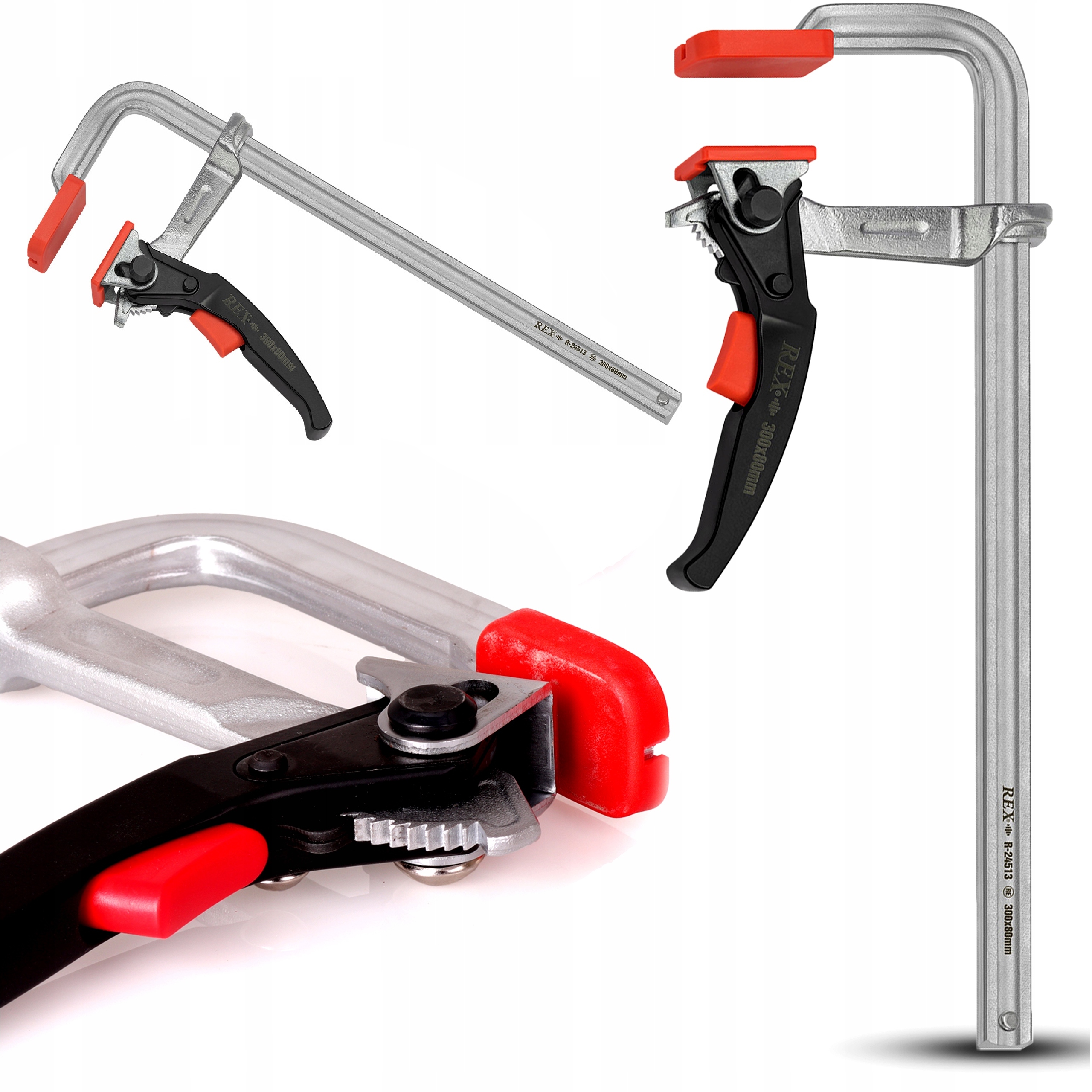 Truhlářská Svěrka 300 x 80 mm Západka Kovaná