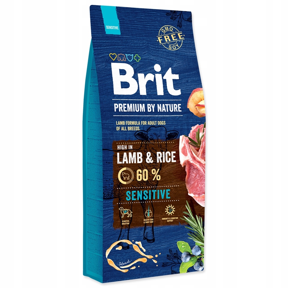 Levně Brit Premium By Nature Adult Sensitive Lamb Rice