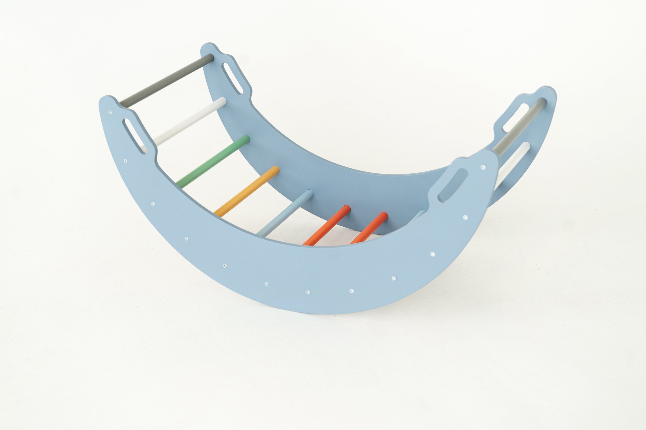 Bujak drewniany dzieci Moon niebiesko-kolorowy