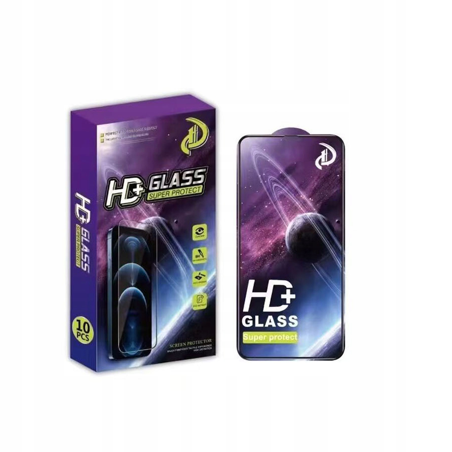 Szkło hartowane 9D do Samsung Galaxy A07 4G czarna ramka 10w1 Tfo