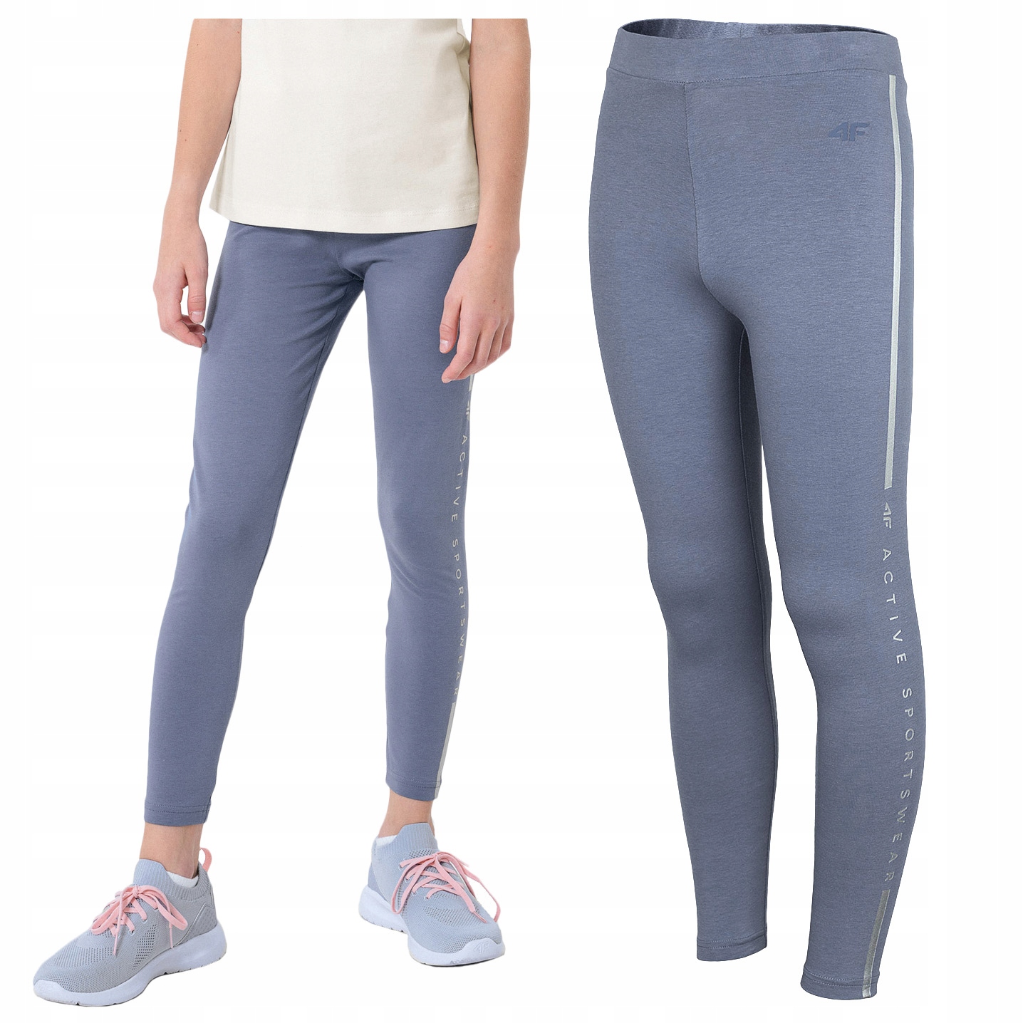 

Legginsy spodnie Dziecięce 4F Junior JLEG002 140