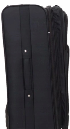 WALIZKA DUŻA NA KÓŁKACH PODRÓŻNA XXL MIĘKKA GRAVITT 1702-1A BAGAŻ TORBA Materiał dominujący poliester