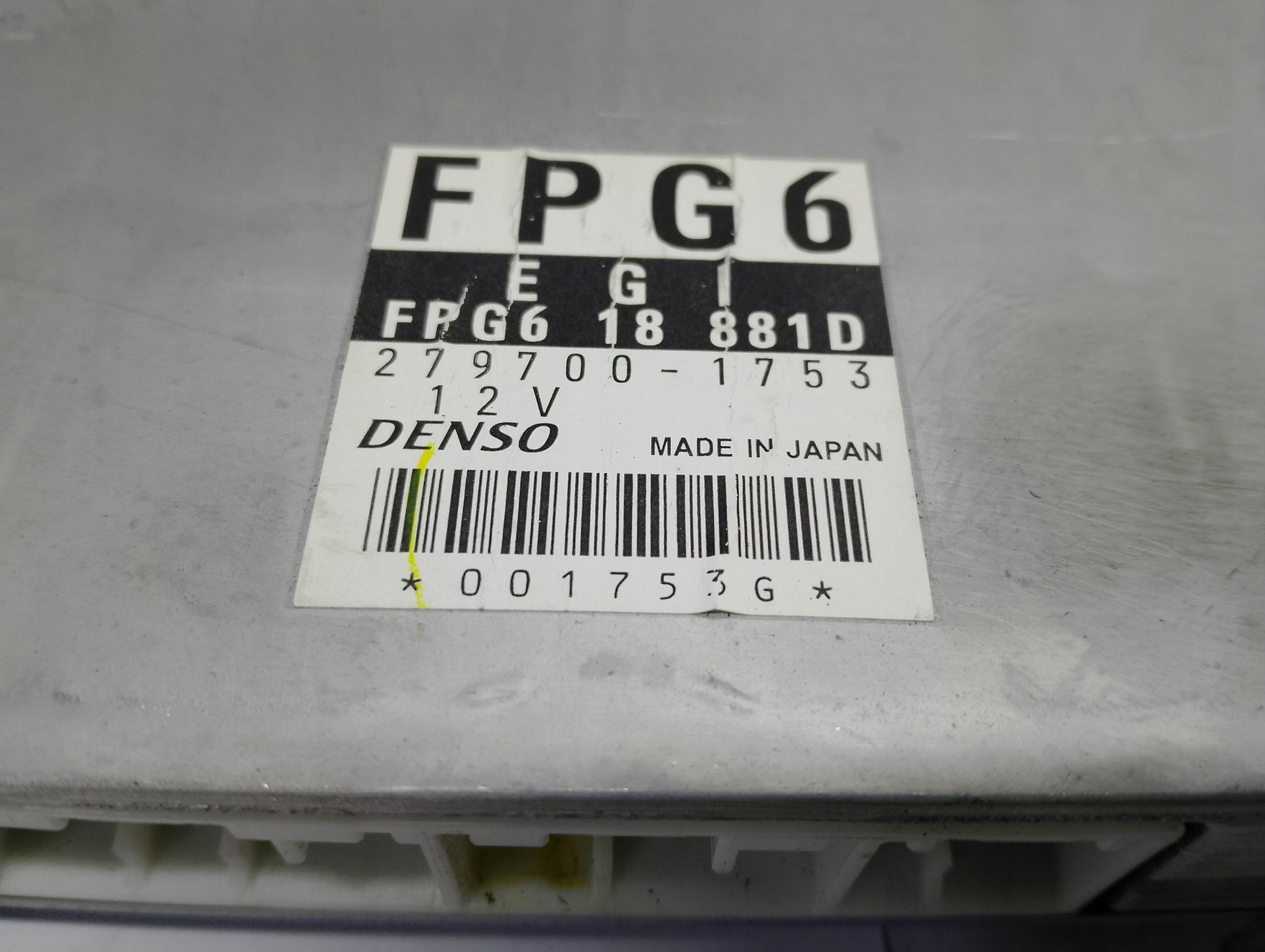 computer control unit of the engine Mazda FPG618881D 2797001753