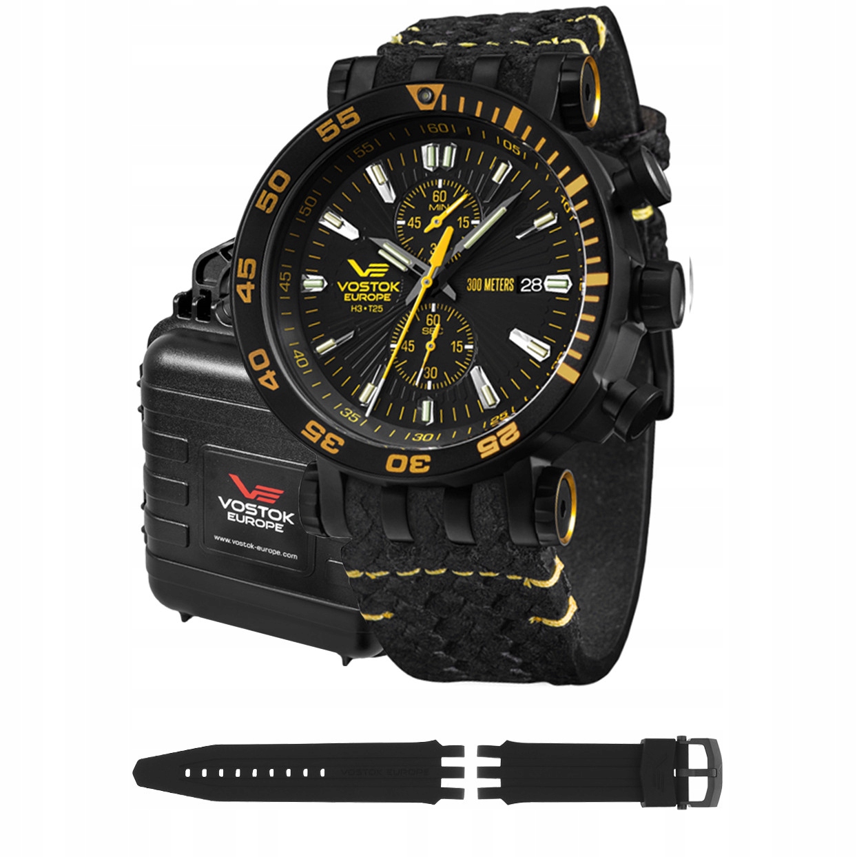 Pánské Hodinky Vostok Europe VK61-575C589 černé