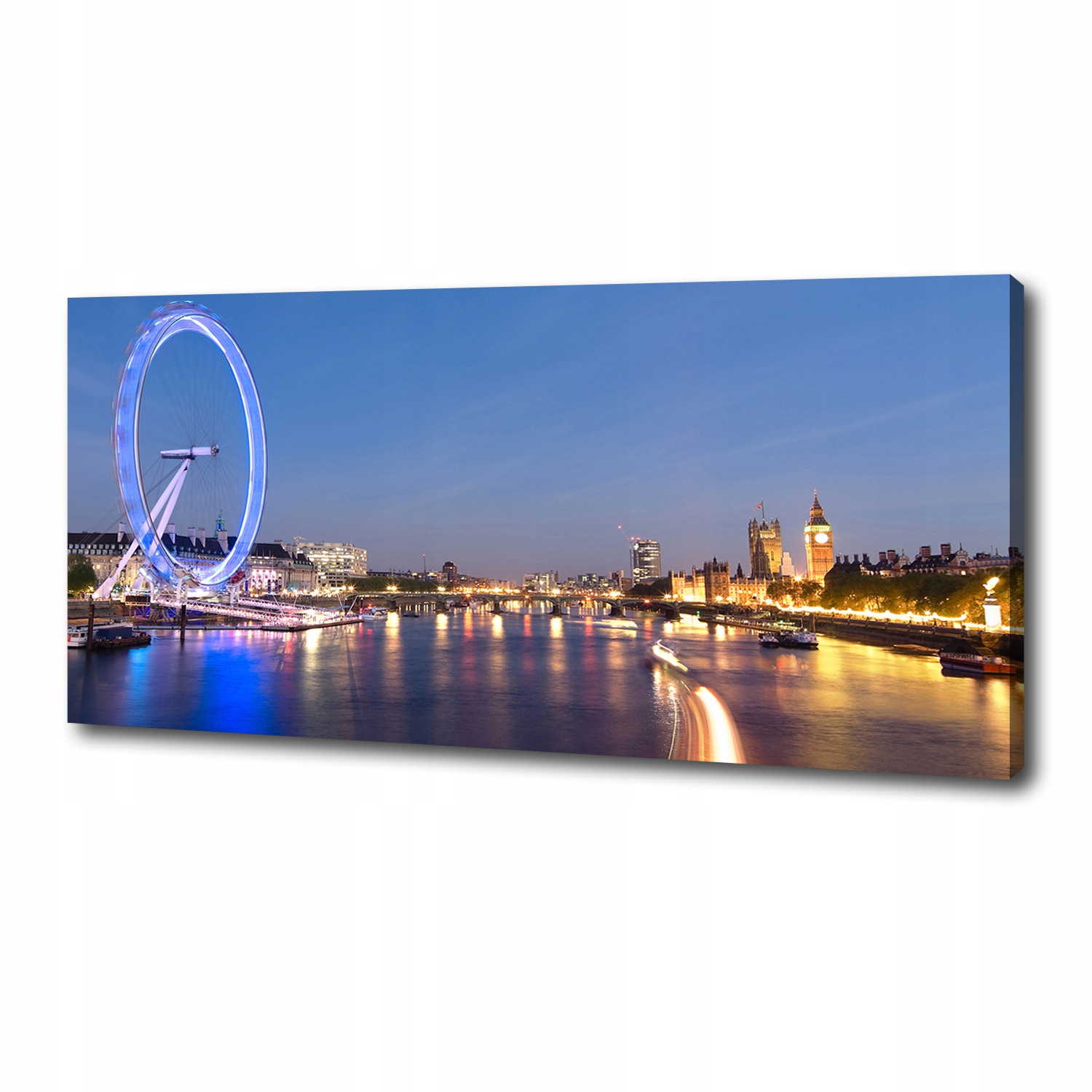 

Foto obraz na płótnie London Eye Londyn 125x50 cm