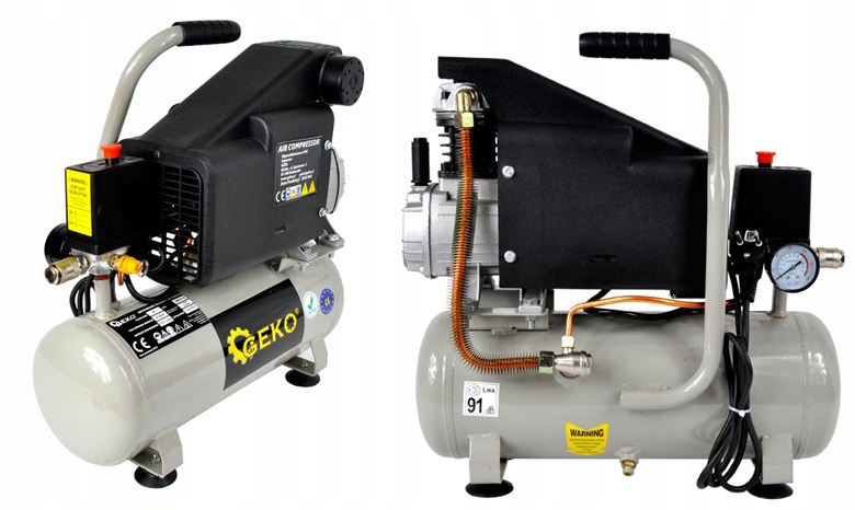 KOMPRESOR OLEJOWY 8L 1KM 8BAR MINI SPRĘŻARKA