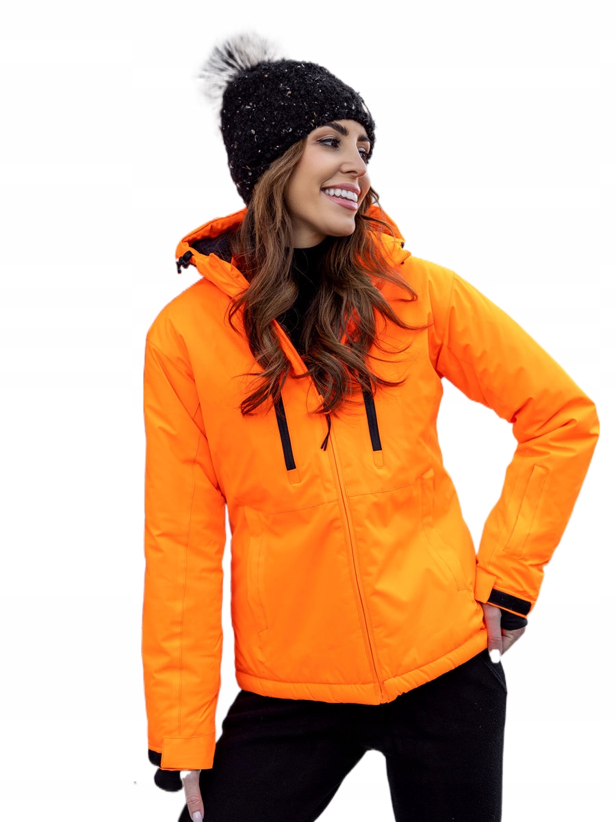 Zimní Bunda Dámská Sportovní Oranžová HH012 Denley_s
