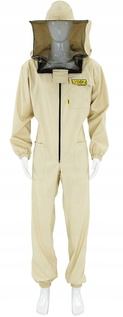 Včelárska Kombinéza s klobúkom Optima, rozopínateľná, veľkosť XL Łysoń