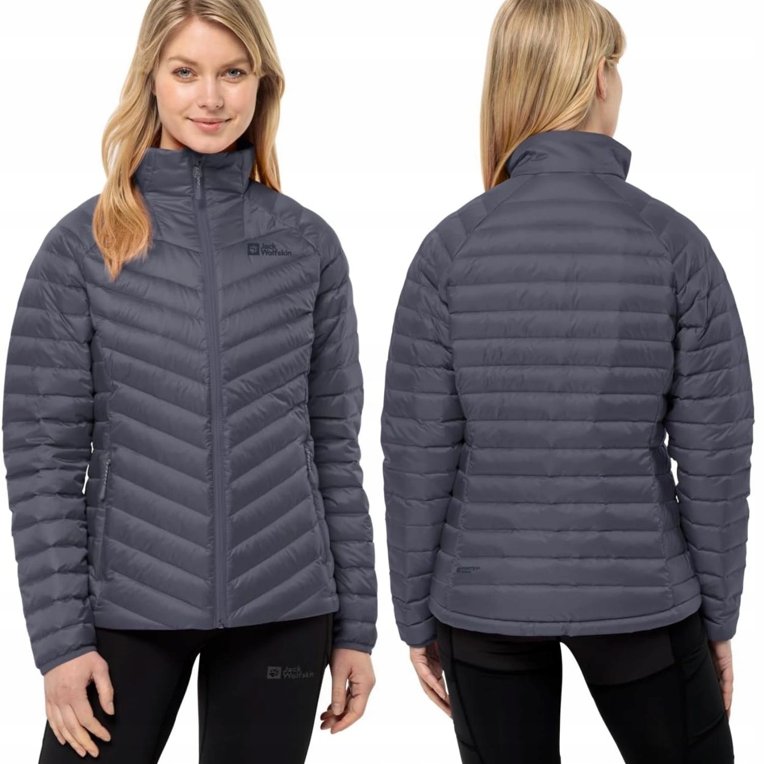 Dámská zimní péřová bunda Jack Wolfskin Passamani prošívaná vel. S