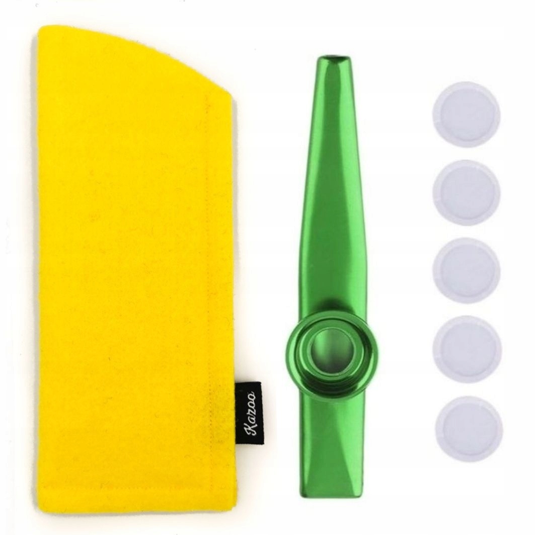 Zielone KAZOO Żółte ETUI + MEMBRANY