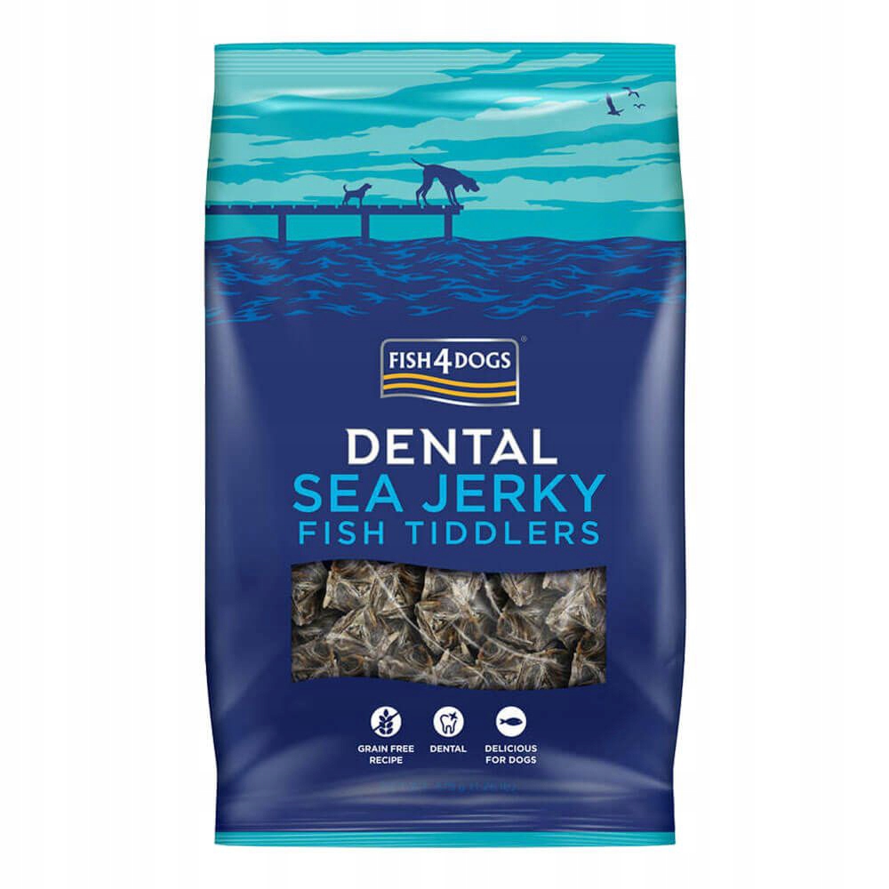 Levně FISH4DOGS Pamlsky pro psy Dental Sea mořská ryba rybičky 575 g