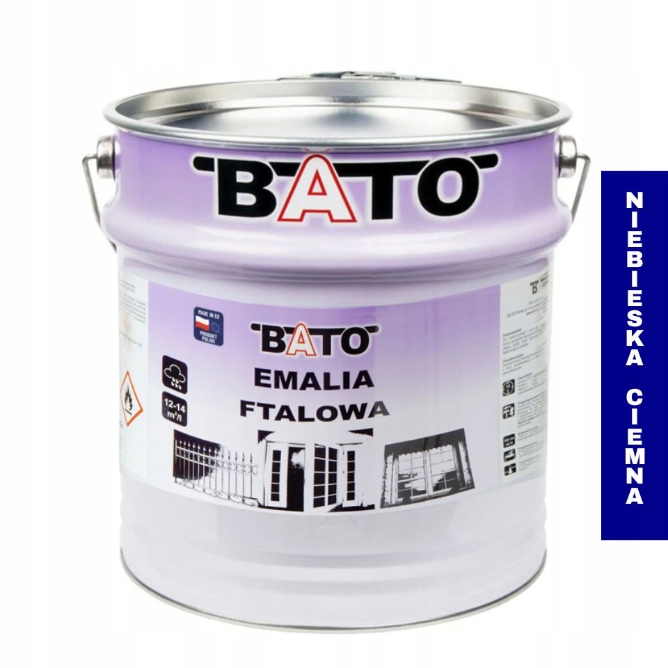 Bato Alkydový email na dřevo Barva dřevo, tmavě modrá 10 l