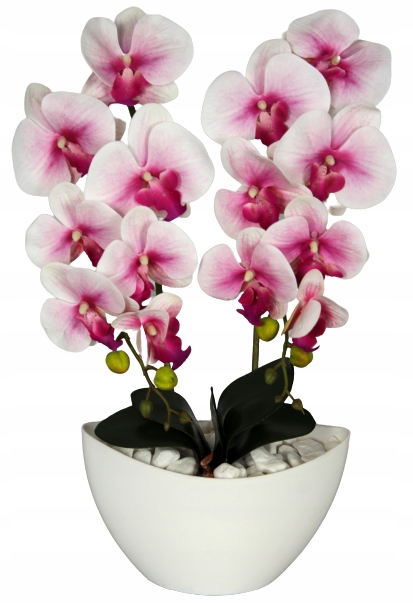 STORCZYK SZTUCZNY SILIKONOWY ORCHIDEA KWIAT