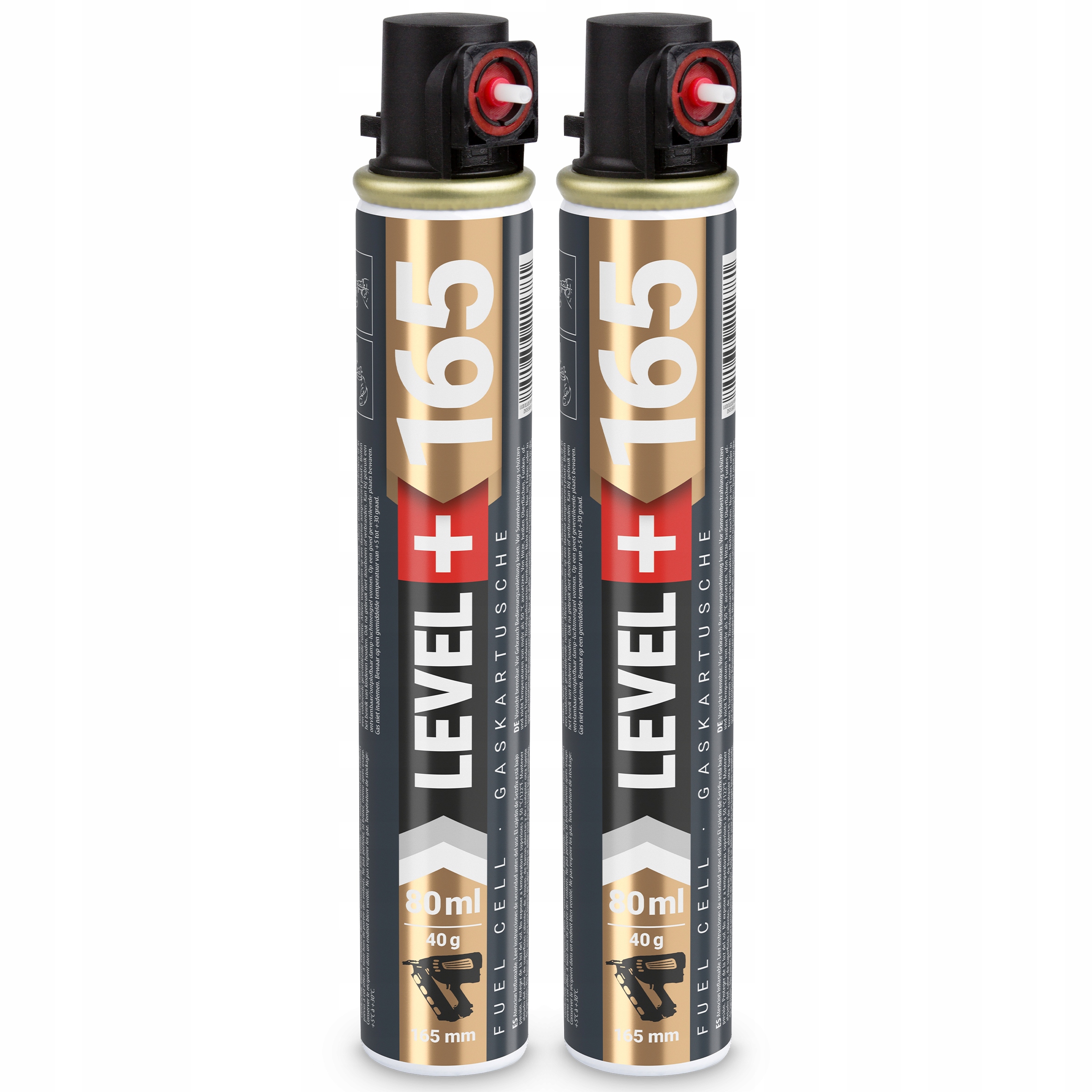 

Gaz do Gwoździarek Gazowych 2 szt 80ml 40g L+165R