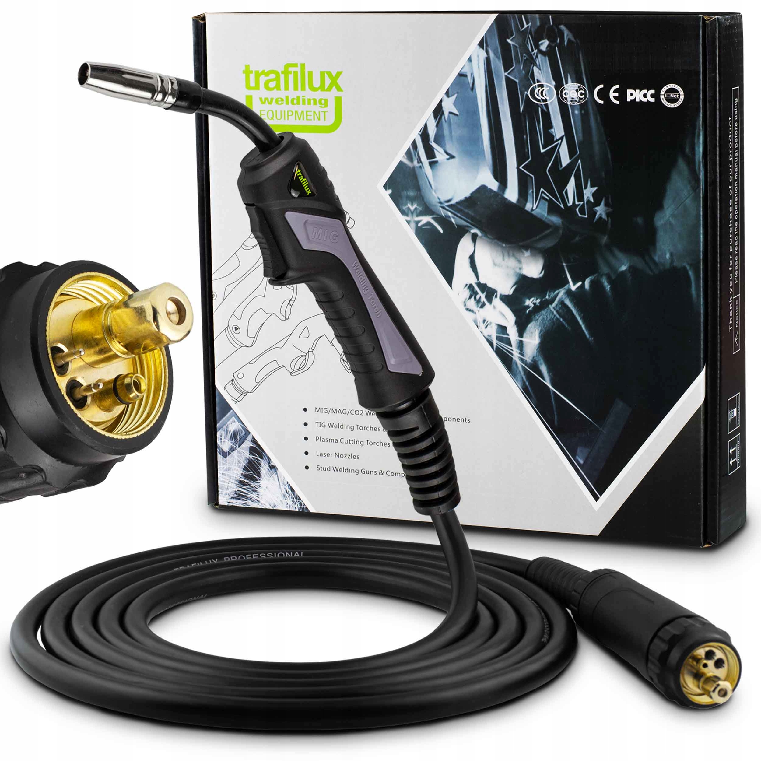 Držák Migomatu MB-15 5 m Euro 100% Měď bester Lincoln kemppi Trafimet