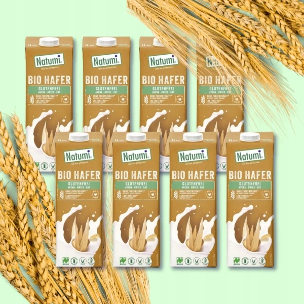 Natumi Bezmleczny Napój Owsiany Bezglutenowy 1L