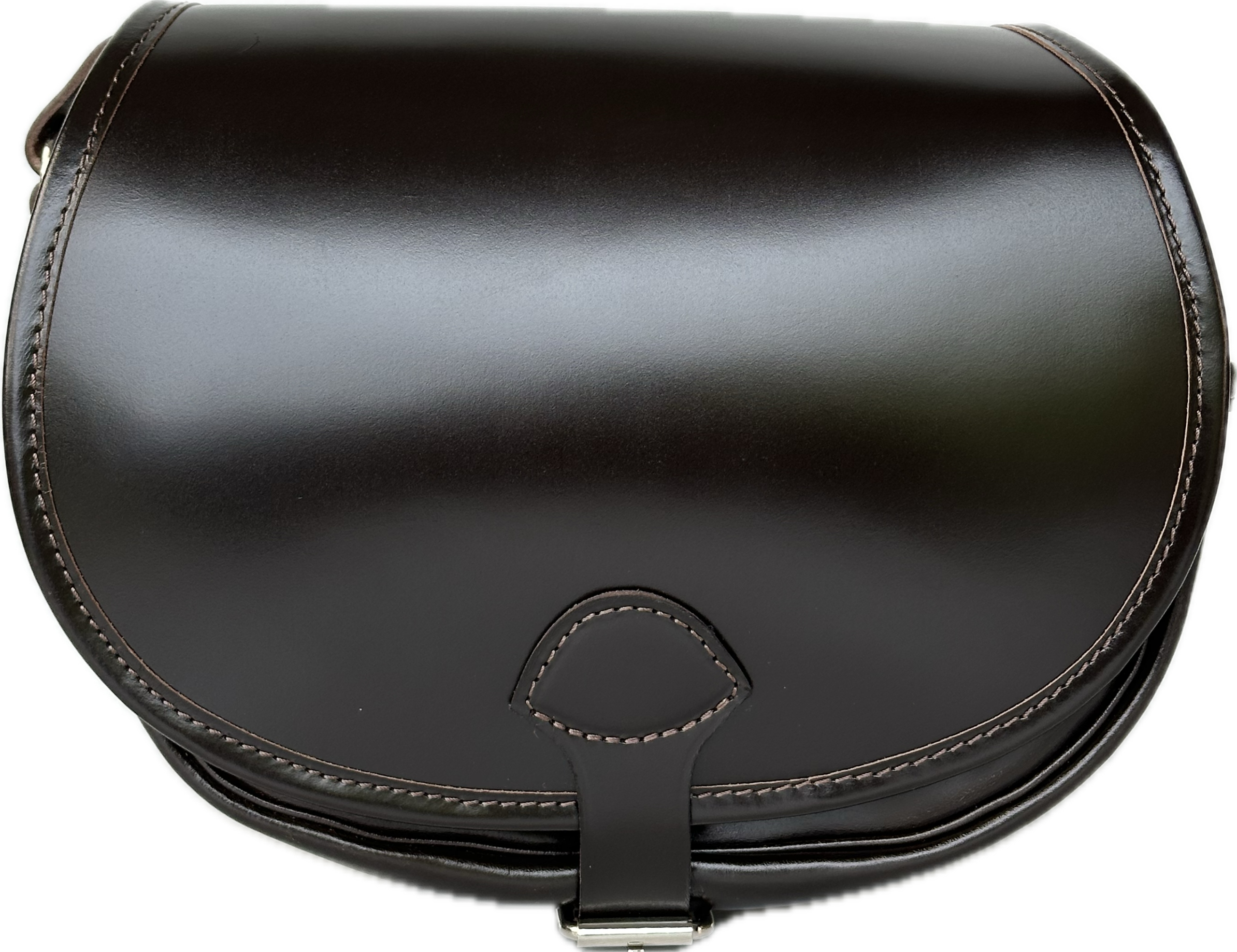 Dámská kabelka přes rameno lovkyně hnědá, polský výrobek