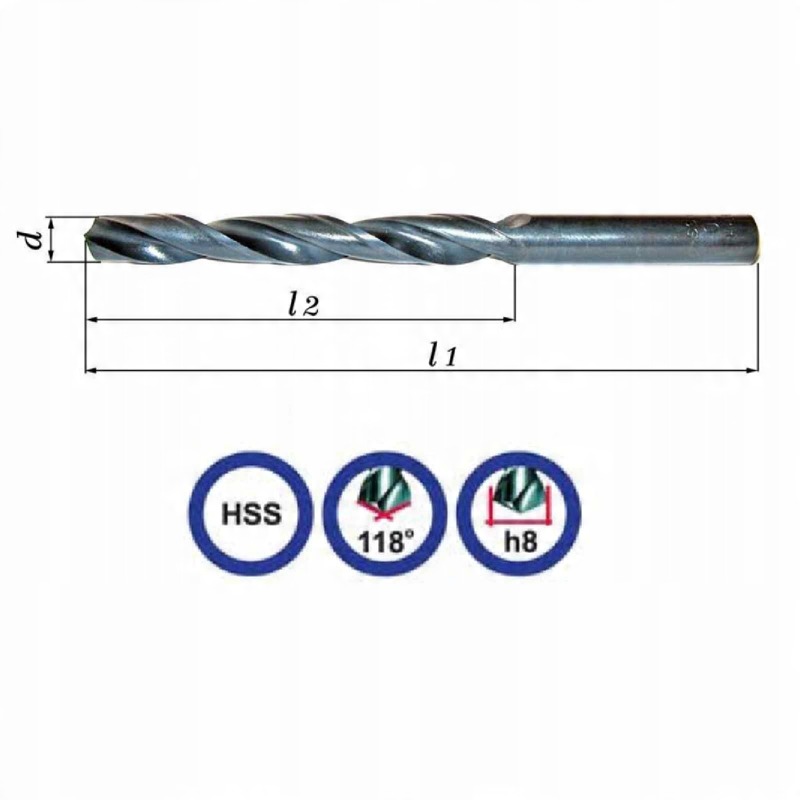 

Wiertło do metalu 7,4mm Hss Wiertła Baildon