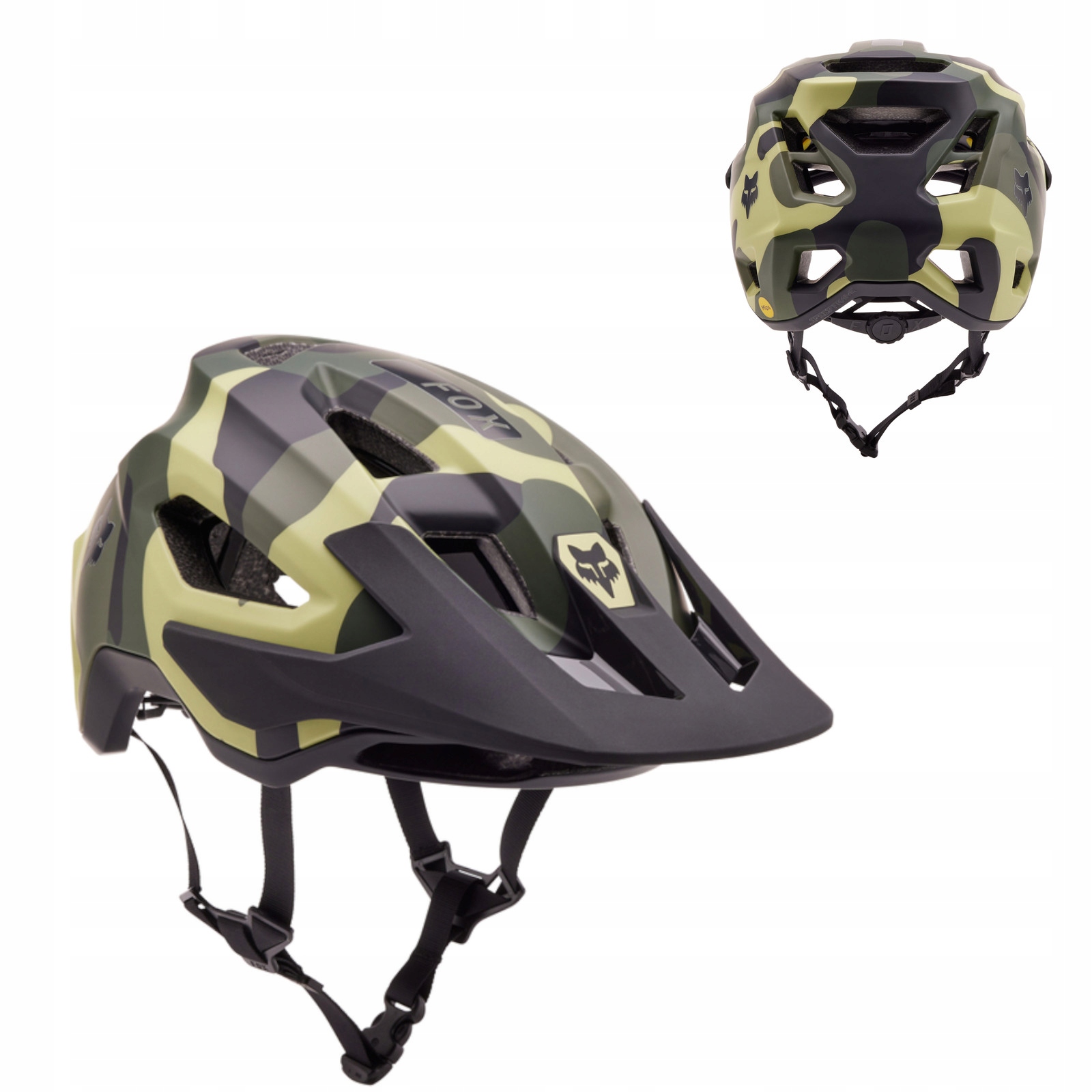 Kask Rowerowy Fox Speedframe Camo Ce Green Camo S (51-55 cm) mtb trial